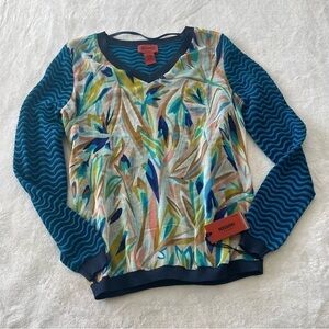 NWT Missoni x Target Mixed Media V-Neck Shirt